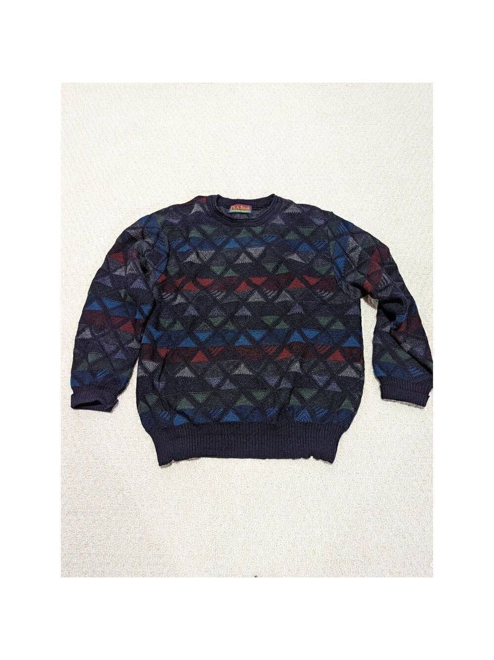 Jos. A Banks Men's Medium retro 80's Sweater